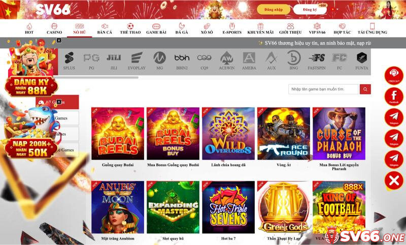 SV66 - Link Truy Cập Vào SV66.COM | KM 88K 14 Nổ hũ ẩn chứa khoản jackpot giá trị lớn
